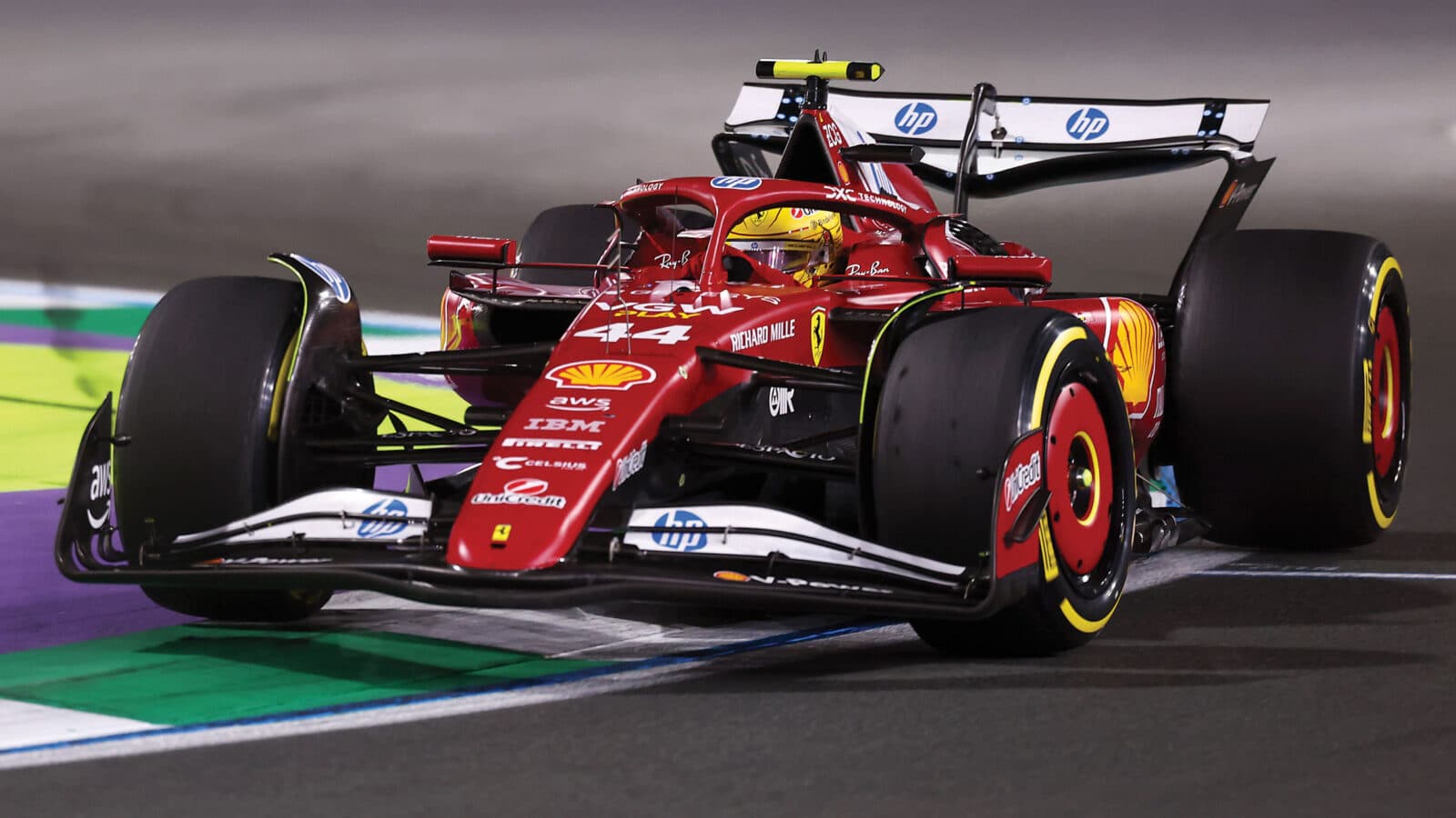 Lewis Hamilton at Ferrari