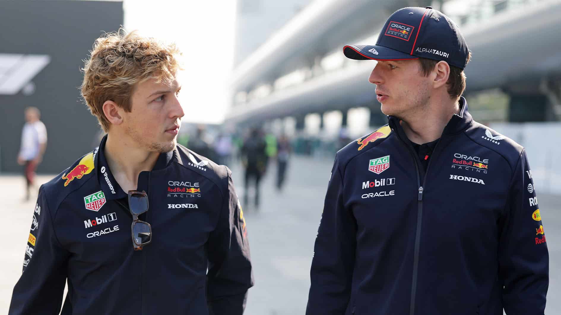Max Verstappen Liam Lawson Red Bull