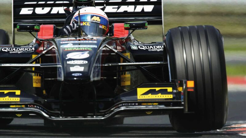 Minardi Justin Wilson 2002 Anthony Davidson