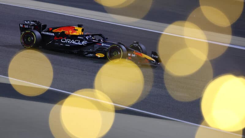 Max Verstappen during the Bahrain GP
