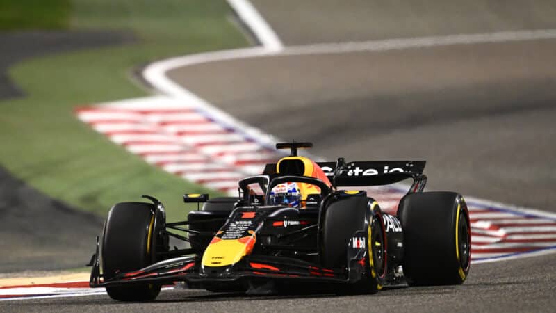 Max Verstappen, Red Bull, during the Bahrain GP