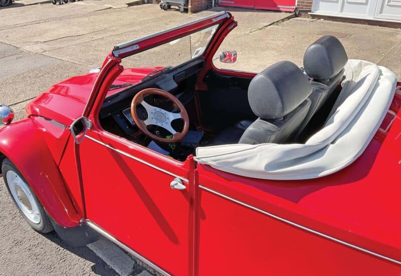 1982 Hoffmann 2cv Cabriolet interior