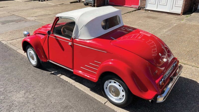 1982 Hoffmann 2cv Cabriolet rear