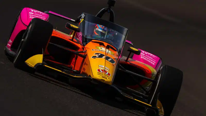 2 Devlin Defrancesco Indianapolis 500 testing 2025
