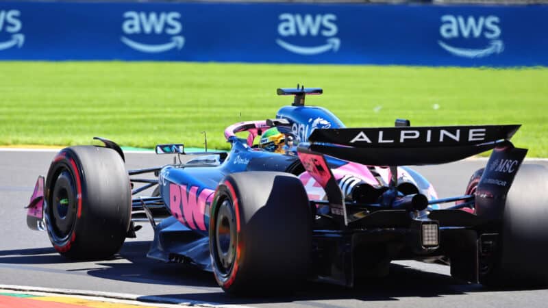 Jack Doohan (Alpine-Renault) during practice for the 2025 Australian Grand Prix