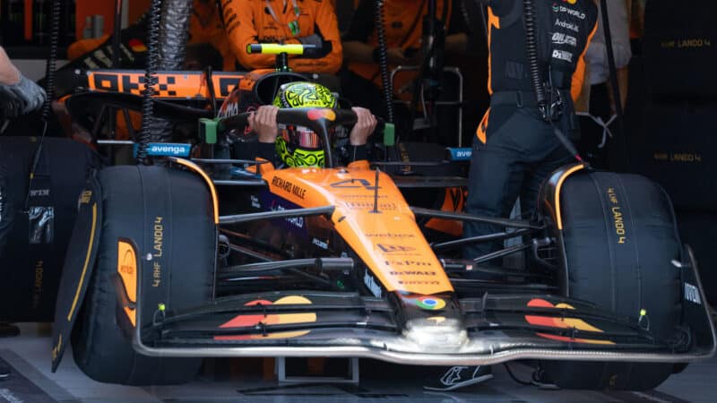 Lando Norris at the Monaco GP