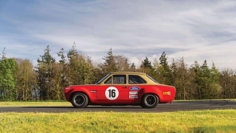 Alan Mann Ford Escort side view