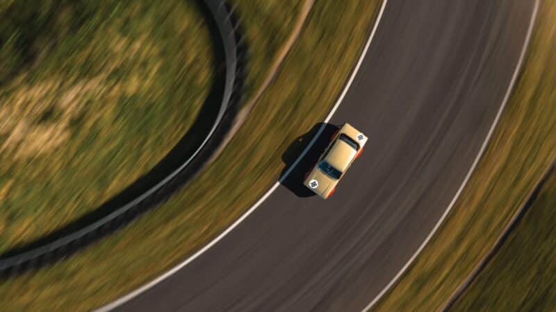 Alan Mann Ford Escort top view