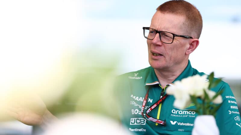 Aston Martin team principal Andy Cowell ahead of the 2025 San Marino GP