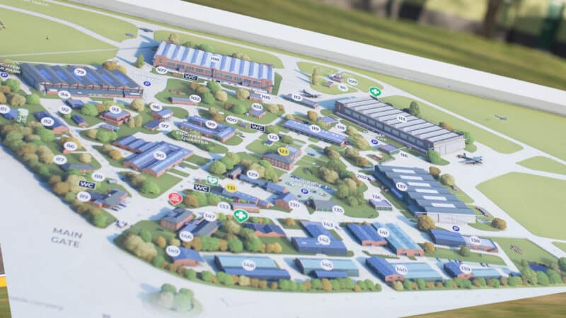 Bicester Motion site map