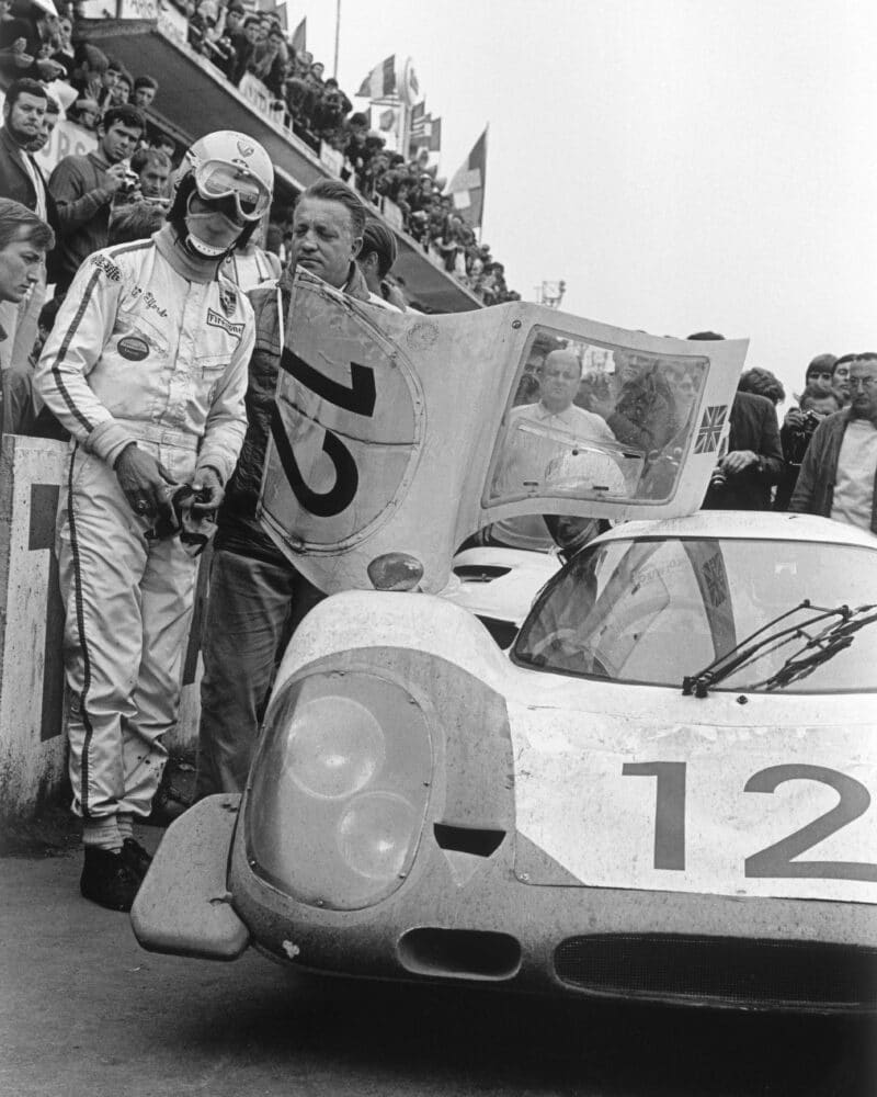 Elford, Richard Attwood, at La Sarthe in 1969