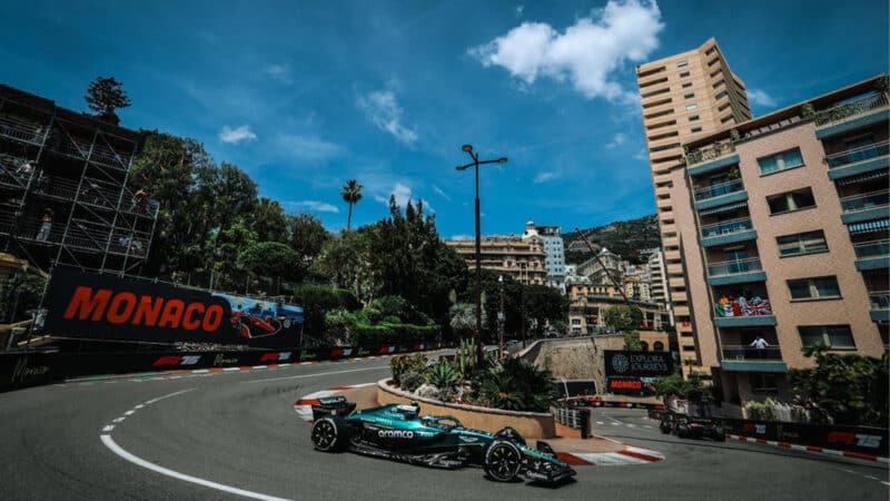 Fernando Alonso Aston Martin 2025 Monaco GP