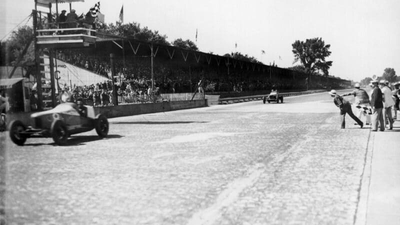 American Driver Louis Meyer Wins The Indinapolis 500 Miles