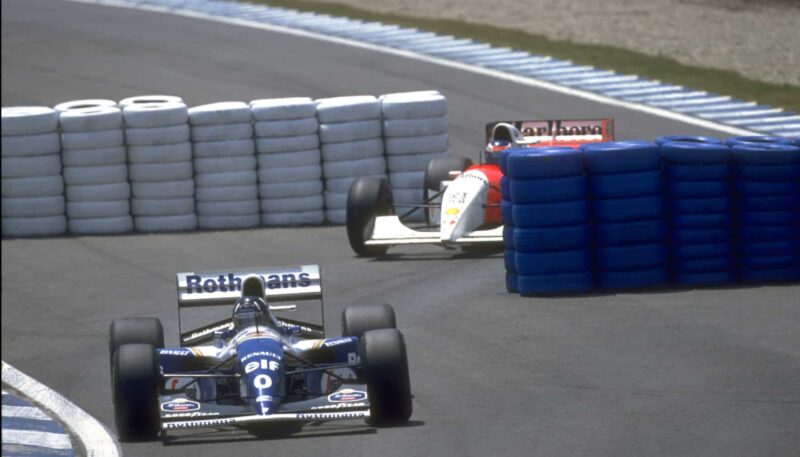 Damon Hill at the 1994 Spanish GP
