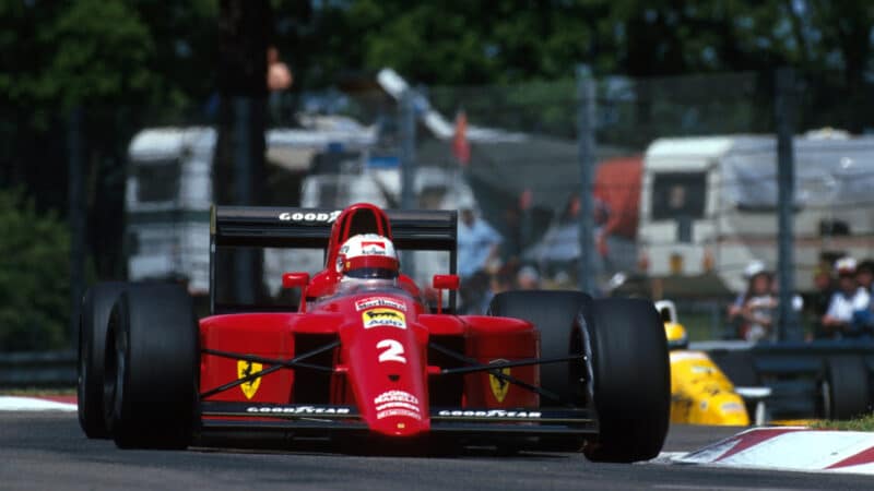Nigel Mansell (GBR) Ferrari 641 San Marino Grand Prix, Imola, 13 May 1990 (
