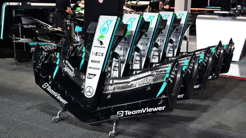 Mercedes front wings