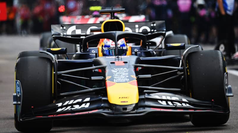 Max Verstappen during the Monaco GP