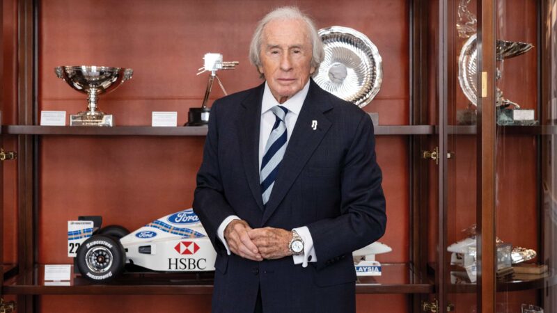 Jackie Stewart in the Stewart Room RAC Club’s Pall Mall
