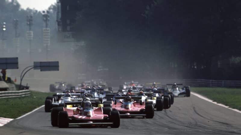 Jody Scheckter Gilles Villeneuve Monza, 1979