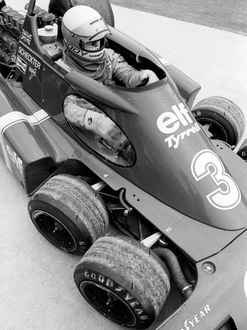 Jody Scheckter six-wheeled Tyrrell P34 1976 Swedish GP