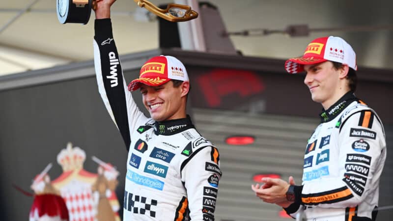 Lando Norris McLaren 2025 Monaco GP