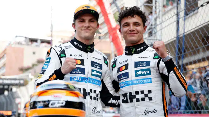 Lando Norris Oscar Piastri McLaren 2025 Monaco GP