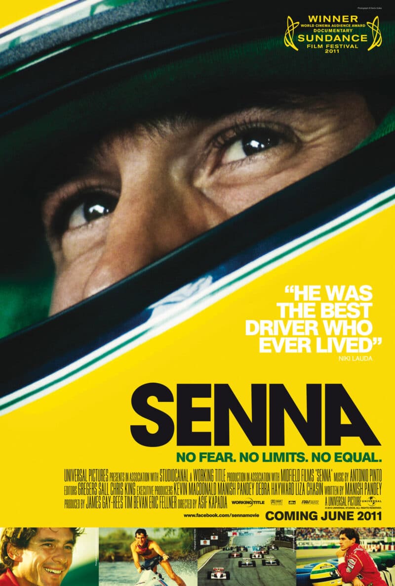 Right: It’s a documentary, but unlike any other. Steeped in never-before-seen footage and with incredible insight, Senna (2010) was entertaining, informative and also highly emotional.