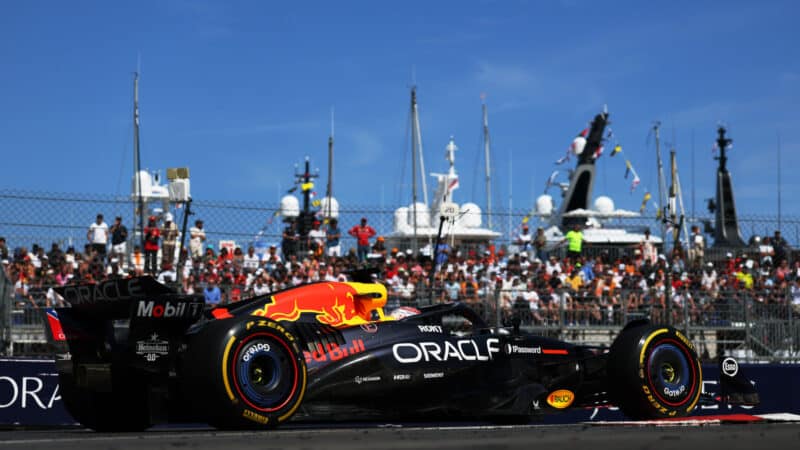 Max Verstappen at the Monaco GP
