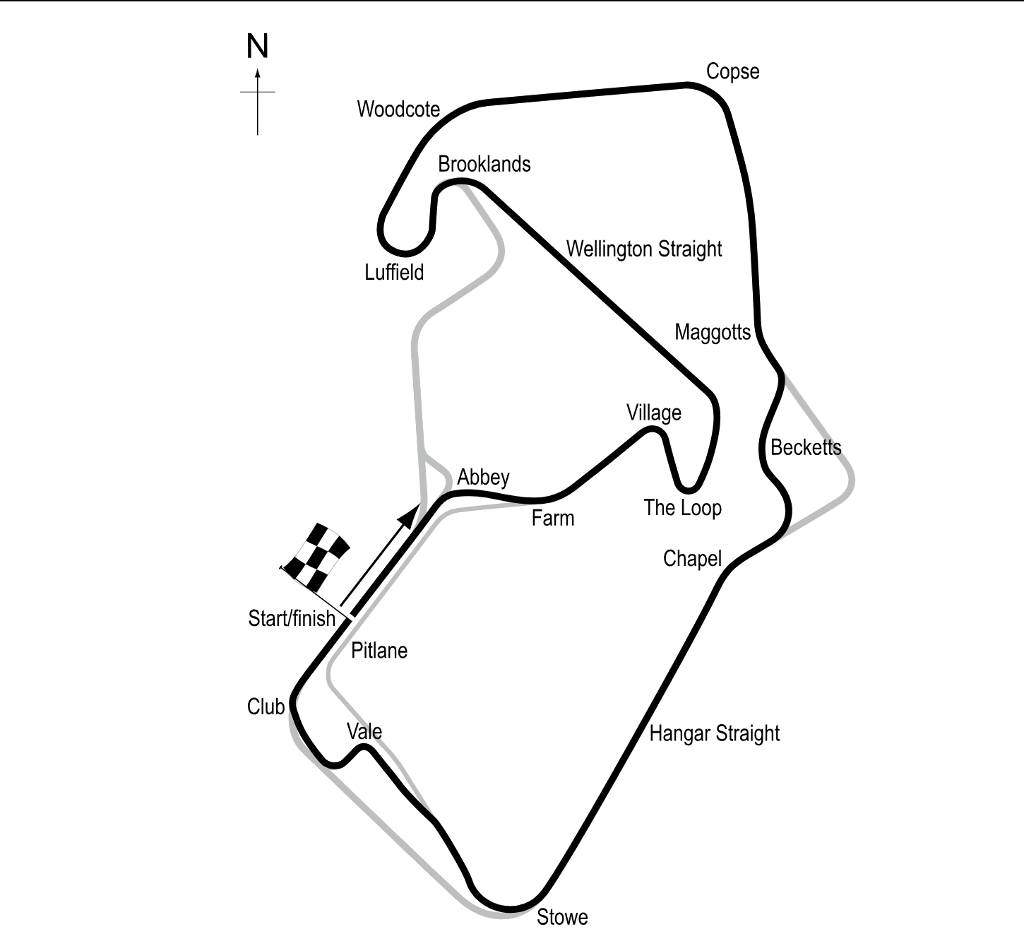 Silverstone circuit map