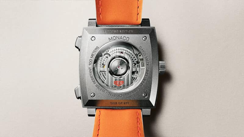 TAG Heuer Monaco watch reverse