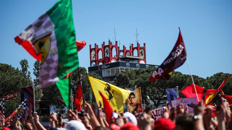 Tifosi at Imola for the 2025 F1 Emilia Romagna Grand Prix