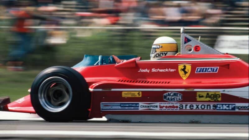 Zolder 1979 Jody Scheckter flat-12 Ferrari 312 T4