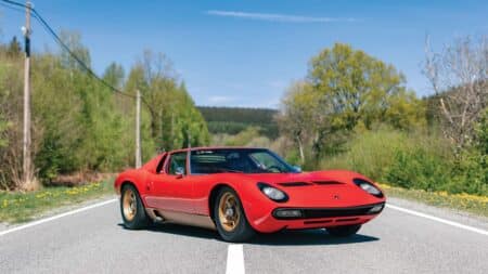 Bidding hits £3.3m for Lamborghini Miura SV