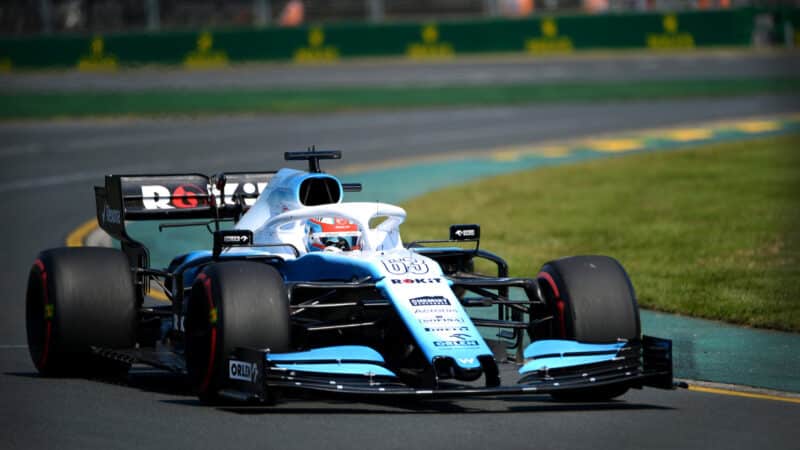 Robert Kubica (Williams-Mercedes) during practice before the 2019 Australian Grand Prix