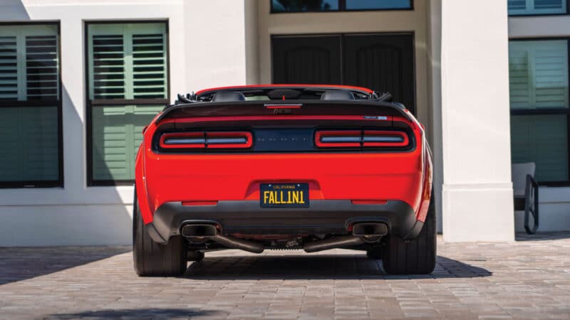 2023 Dodge Challenger SRT Demon 170 Convertible rear