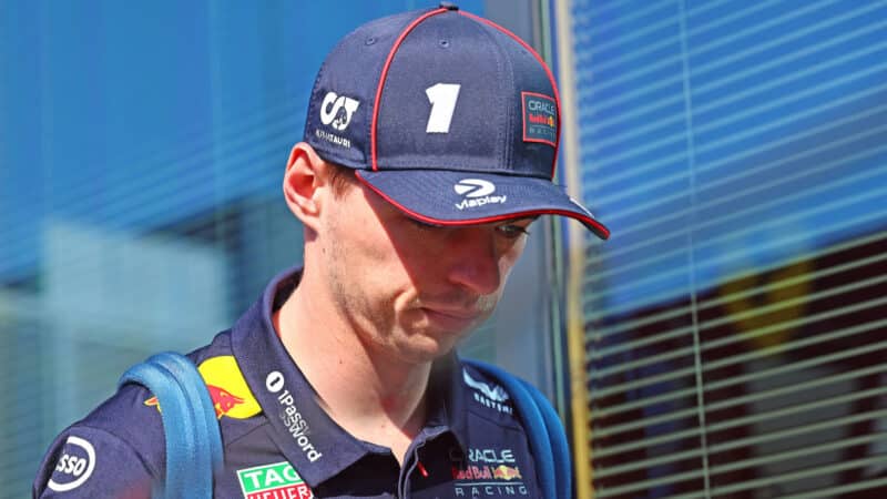 Max Verstappen (Red Bull-Honda) before the 2025 Spanish Grand Prix