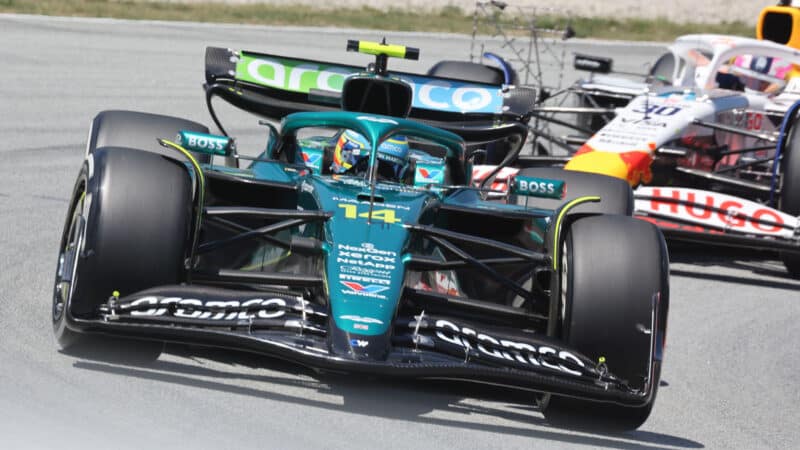Fernando Alonso Aston Martin 2025 Spanish GP