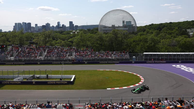 Gabriel Bortoleto on track in practice ahead of the 2-25 F1 Canadian Grand Prix for Sauber