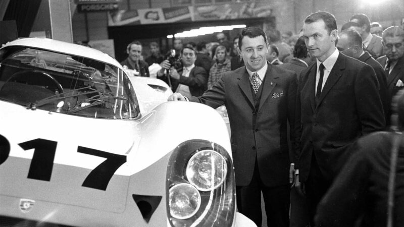 Gerhard Mitter and Ferdinand Piëch, 1969 Geneva Motor Show