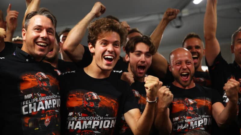2022 Formula 2 Champion Felipe Drugovich
