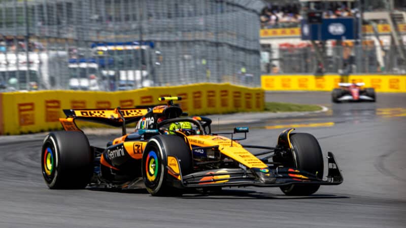 Lando Norris during the Canadian Grand Prix