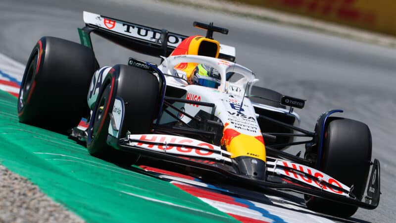 Isack Hadjar Racing Bulls 2025 Spanish GP