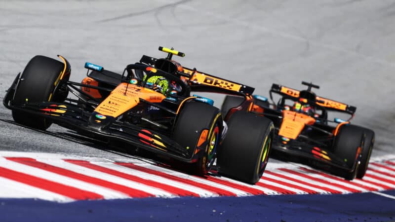 Lando Norris McLaren 2025 Austrian GP