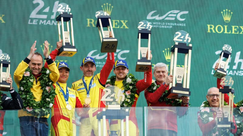 Le Mans 2025 celebration