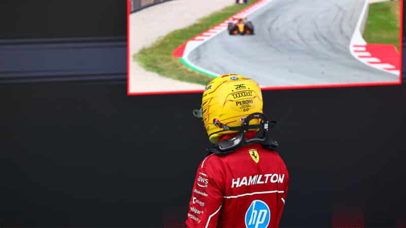 Lewis Hamilton Ferrari 2025 Spanish GP