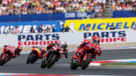 Assen MotoGP: Márquez tastes gravel and champagne