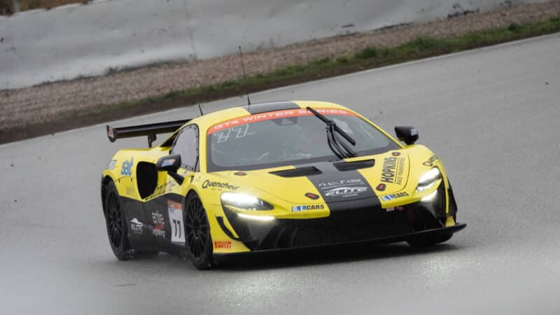 McLaren of McKenzy Cresswell in GT4 winter challenge
