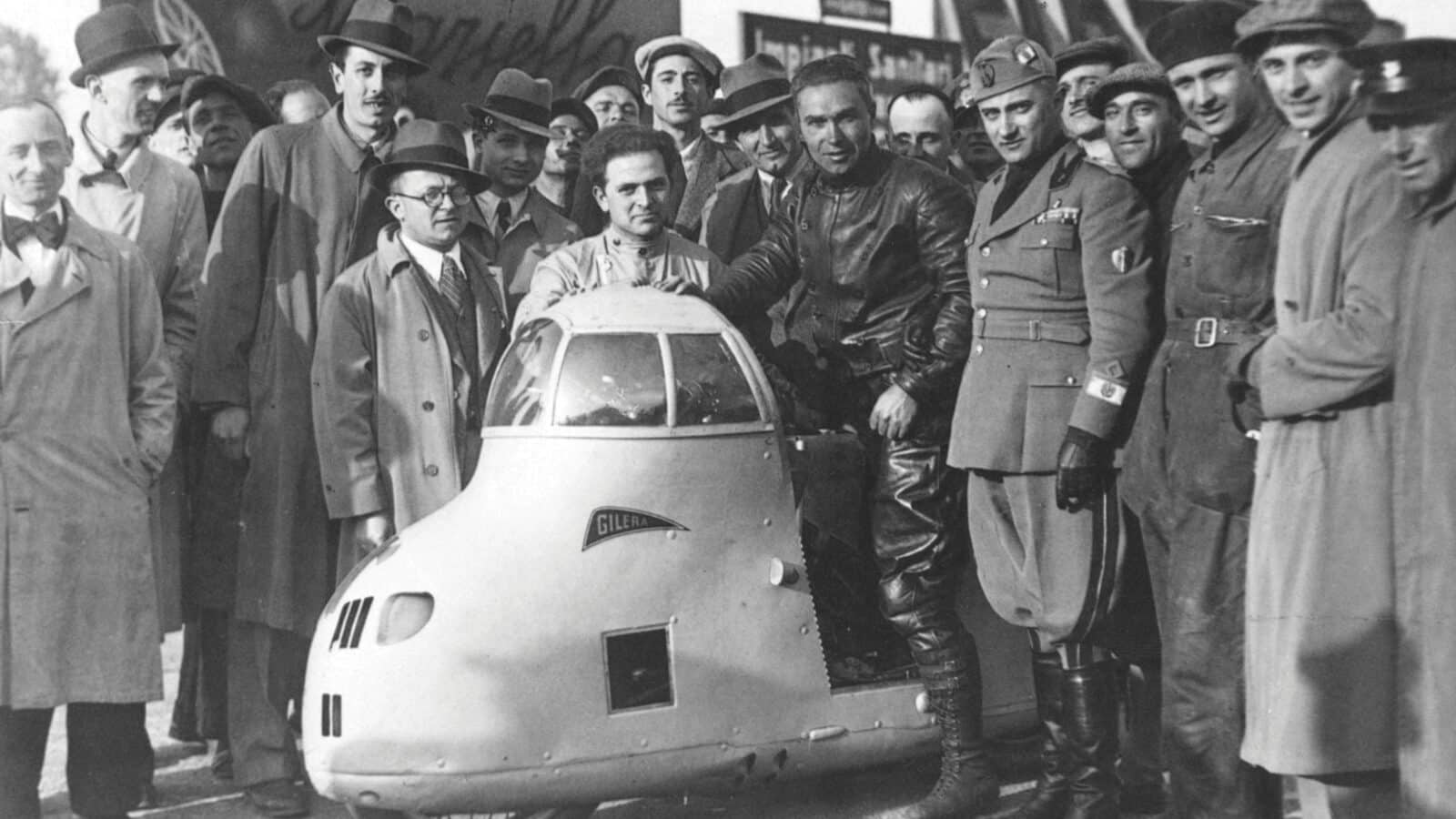 October 1937 Piero Taruffi with the Rondine