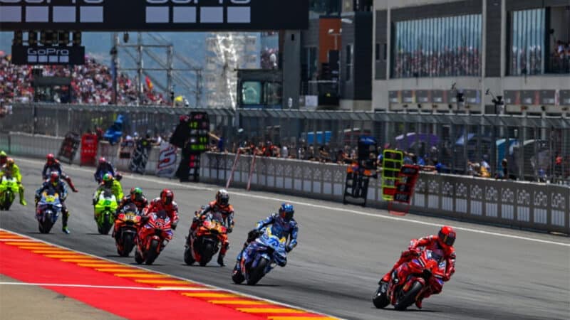 Big brother leads Sunday’s race from little brother, while Pecco Bagnaia and Pedro Acosta dispute third place