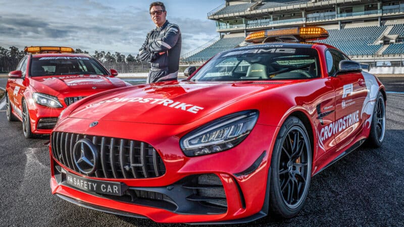 Mayländer drives both safety cars